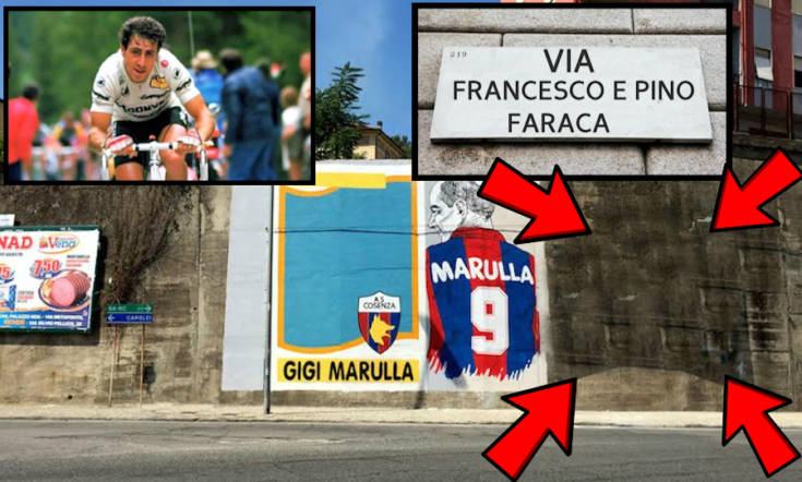 Un Murales Sulla Parete Dei Campioni Ed Una Strada Intitolata Al