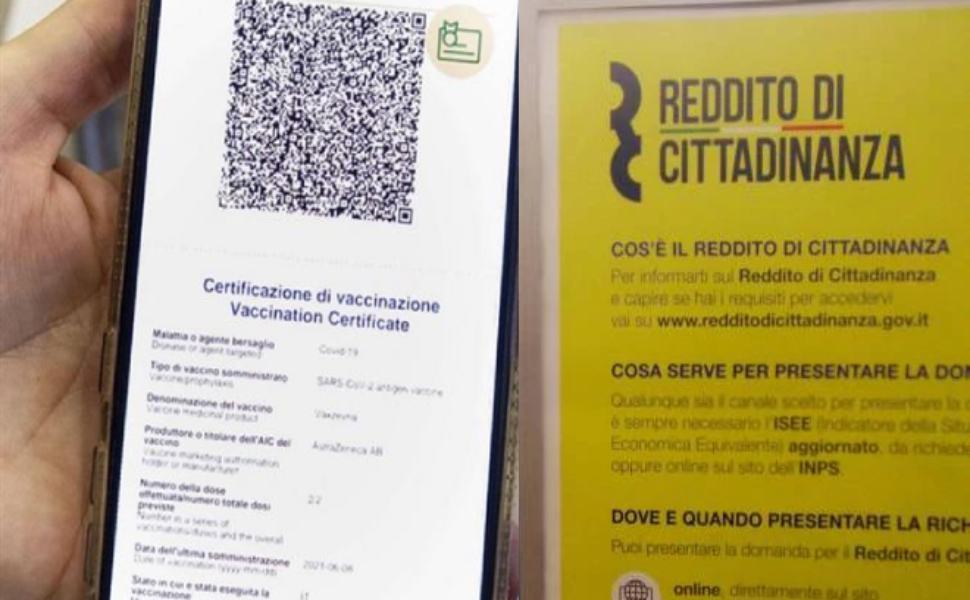 Senza Green Pass Si Rischia Di Perdere Il Reddito Di Cittadinanza