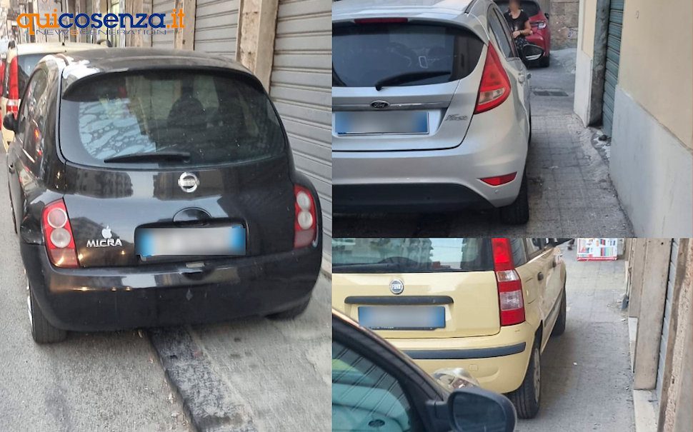 Cosenza Parcheggi Selvaggi Su Via Xxiv Maggio Anche I Marciapiedi