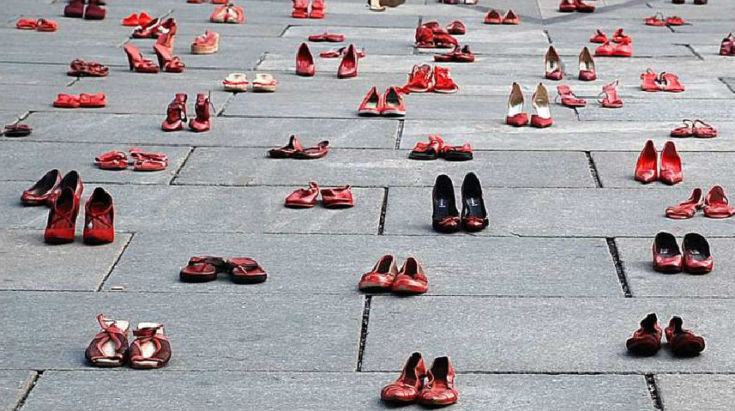 scarpe rosse no violenza