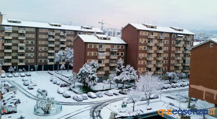 Cosenza, Vaglio Lise al risveglio. Foto Tiziana Guzzo