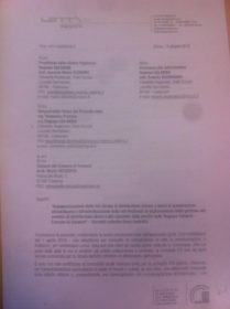 Sollecito dell'impresa alla Regione che perde i finanziamenti e non inizia i lavori