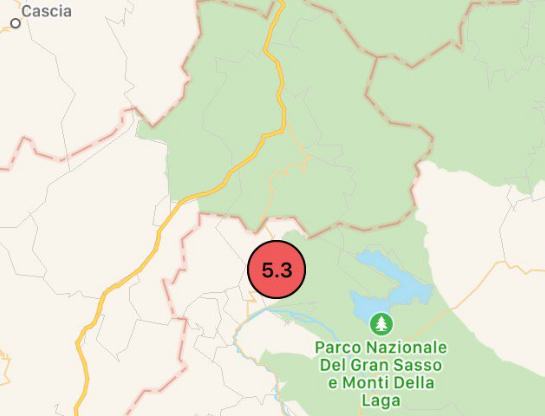 sisma centro italia gennaio 18