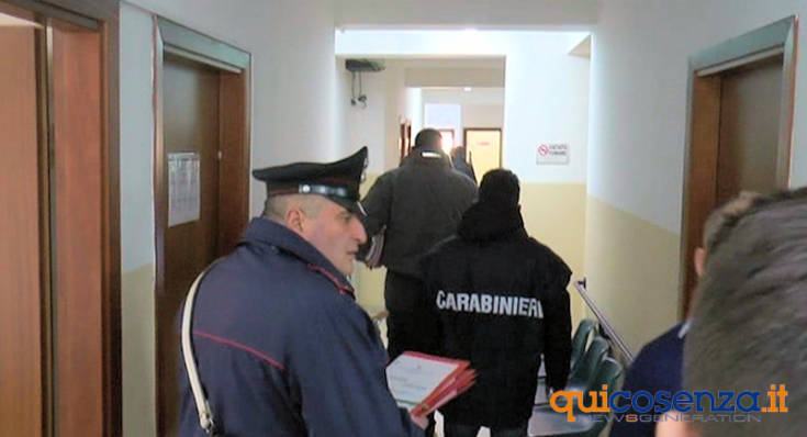 VIDEO - Facevano la spesa o giocavano alle slot anzichè lavorare, 18 misure cautelari per dirigenti e dipendenti Asp 58 Carabinieri Rogliano2