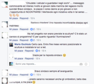 Piazza Bilotti, spuntano tavolini e sedie in via sperimentale: i pareri si dividono 65 Commenti3