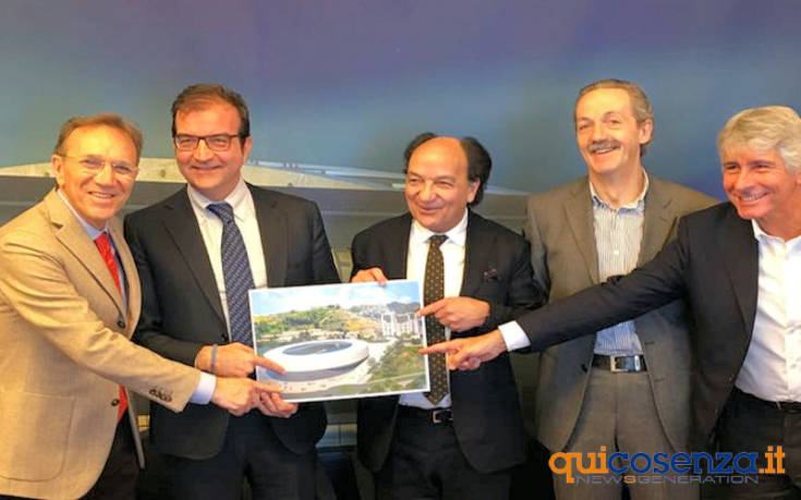 Occhiuto e Guarascio nuovo Stadio ultima