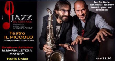 Conto alla rovescia per 'gustare' il jazz degli artisti Moroni e Ionata, in concerto a Castiglione 60 jazz-da-gustare