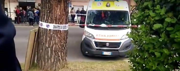 camion anziana investita rende 02