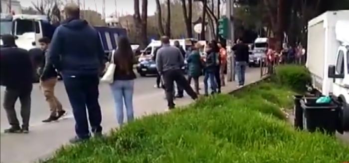 donna investita rende