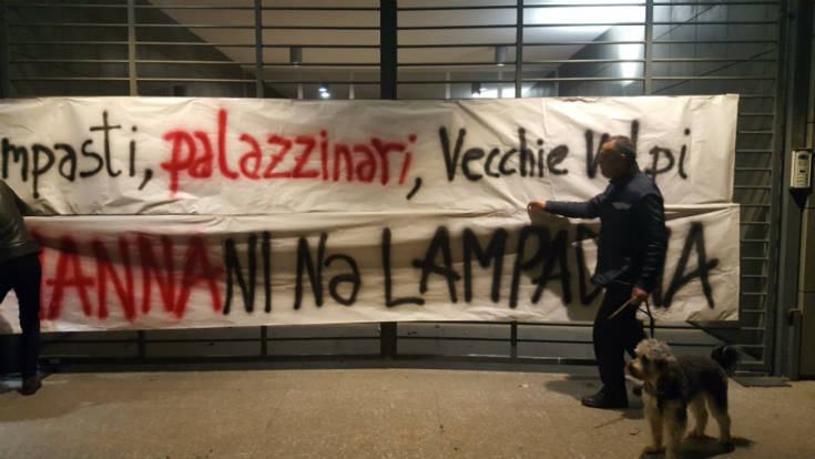 villaggio europa protesta luce 02