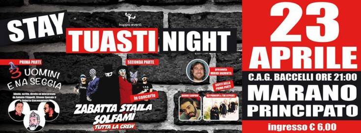 locandina tuasti night