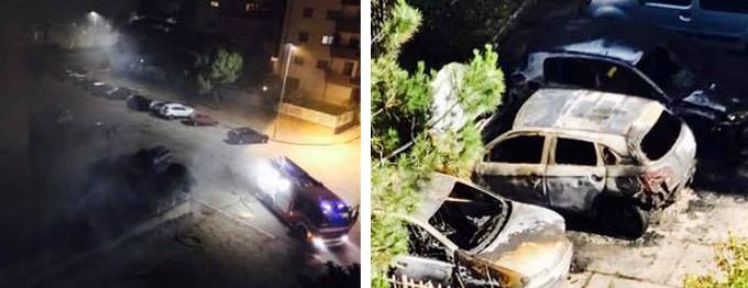 auto incendiata viale cosmai 02