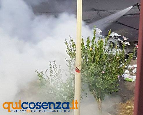incendio rifiuti via popilia3