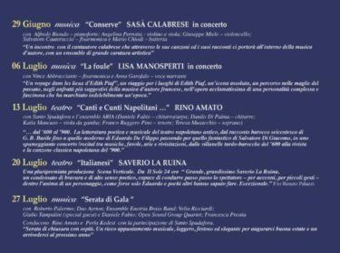 villa rendano programma