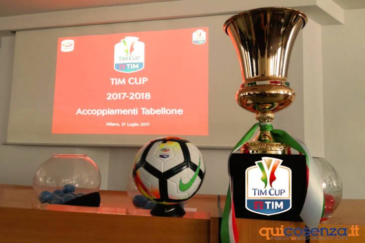 Tim Cup 2017/2018, domenica sarà Alessandria - Cosenza. Il Rende pesca il Padova 55 TIm Cup accoppiamenti