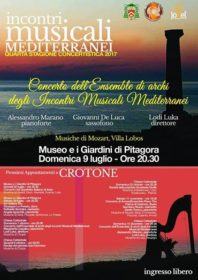 Al via il programma estivo di ''Incontri Musicali Mediterranei'' 54 incontri musicali