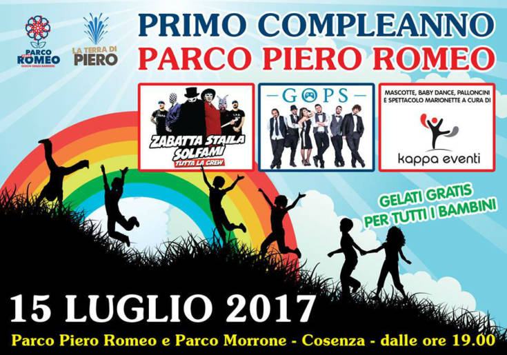 Cosenza festeggia il primo compleanno del parco Piero Romeo (AUDIO) -  quicosenza