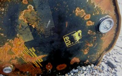 Ritrovato sulla spiaggia di Diamante un fusto sospetto dell'Eni: oggi verrà esaminato il contenuto 57 Fusto Eni Diamante2