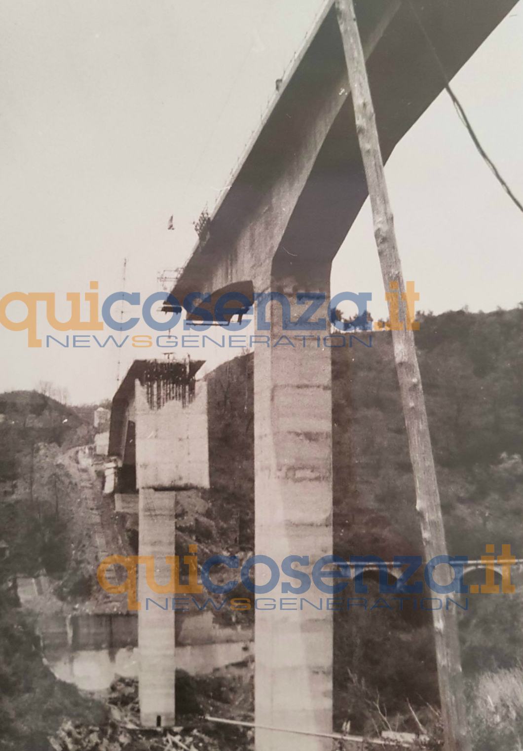 ESCLUSIVA - Viadotto Cannavino: nel '72 uccise due operai, nel 2017... l'economia della Sila 66 ponte celico 1972 01