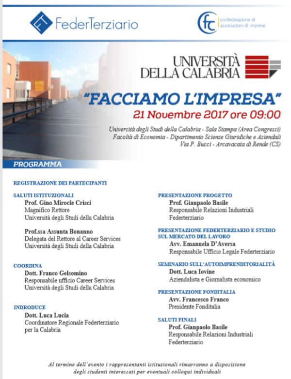 LOCANDINA FEDERTERZIARIO