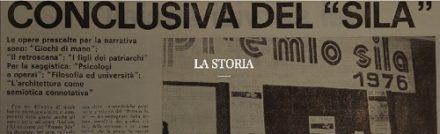 Premio Sila la storia