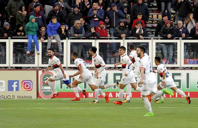 Trapani Cosenza esultanza