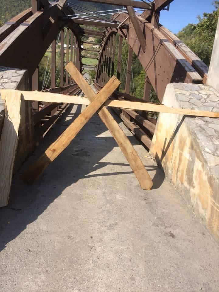 ponte gioia chiuso ottobre