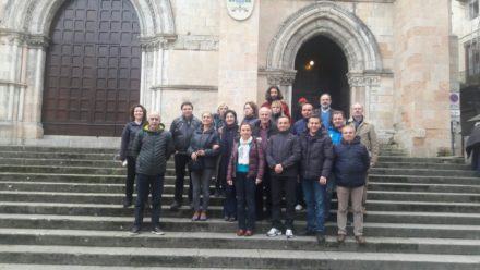 i dirigenti scolastici e i docenti stranieri davanti al Duomo