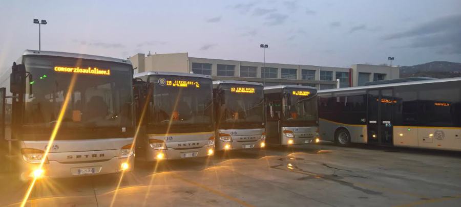 Rende, da domani 10 nuovi bus del Consorzio dotati di videosorveglianza 57 nuovi bus autolinee consorzio rende