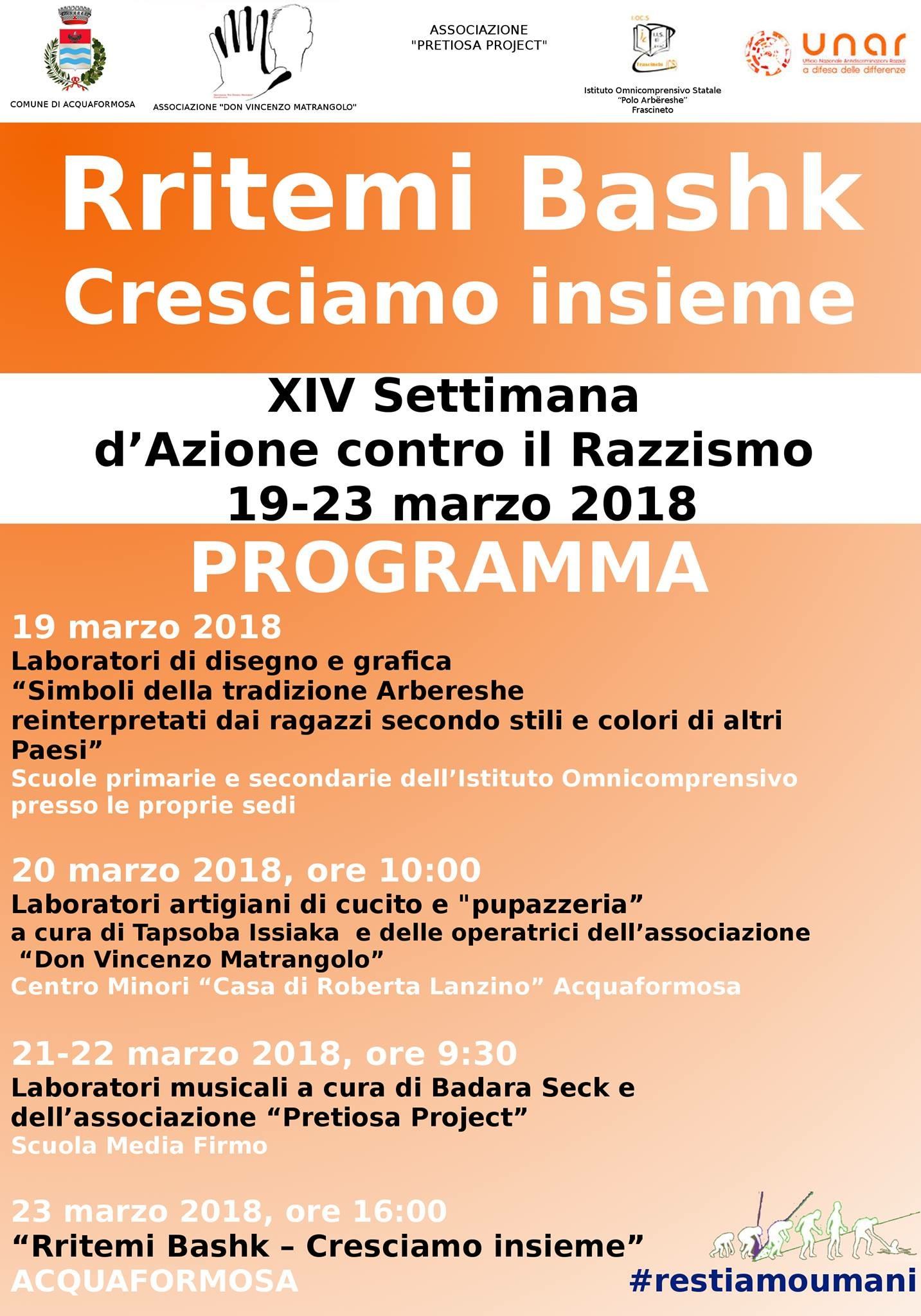 Acquaformosa, da domani la 14^ "Settimana d'azione contro il razzismo" 53 image1