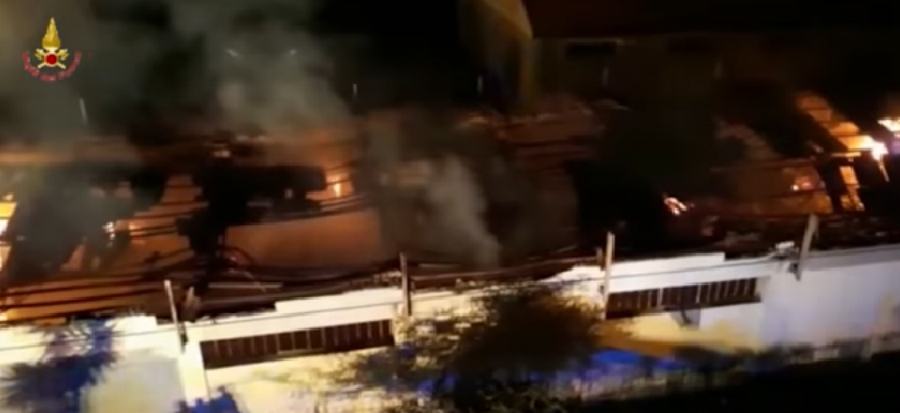 incendio capannone
