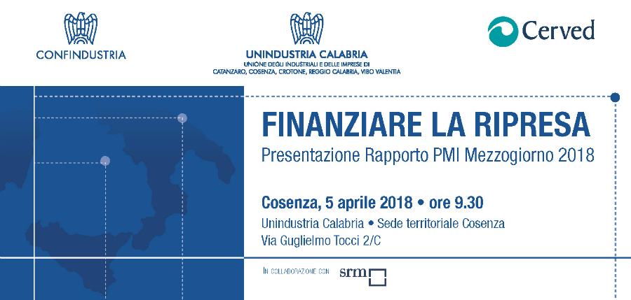 "Finanziare la ripresa", giovedì a Cosenza i dati del rapporto Pmi Mezzogiorno 54 Finanziare impresa