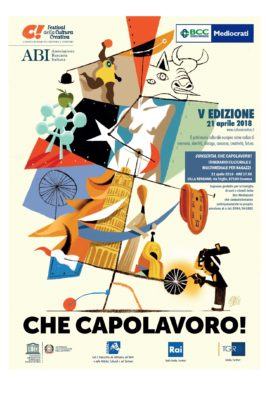 Al via il V Festival della cultura creativa: 'Che capolavoro!' 54 Manifesto-Che-Capolavoro_DEF