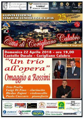 Prosegue la V edizione della Stagione Concertistica Città di Corigliano Calabro 54 TRIO PRATA