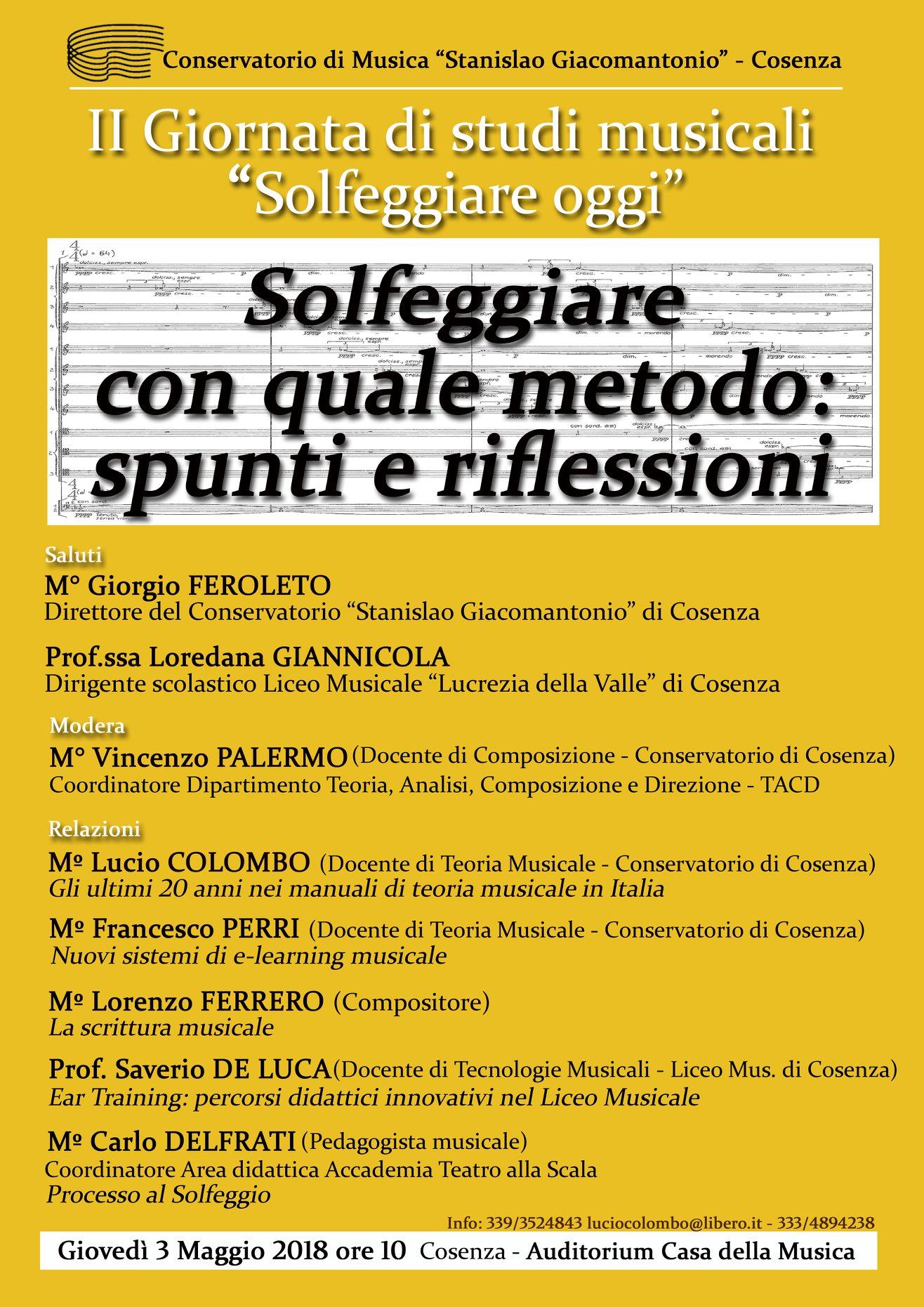 Come sta cambiando la musica? Giornata di studi “Solfeggiare Oggi” 53 semina