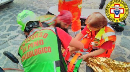 intervento SOCCORSO ALPINO monte sellaro 13 maggio 2018.