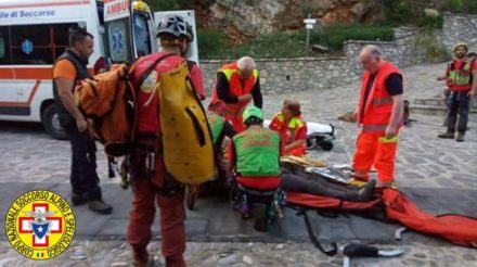 intervento SOCCORSO ALPINO monte sellaro 13 maggio 2018. .