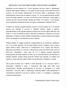 protocollo suem soccorso alpino