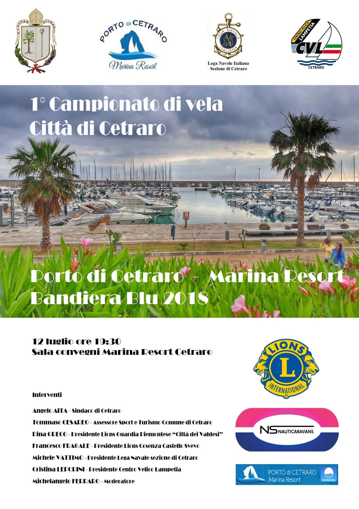 Il fascino della vela: 1° Campionato a Cetraro e Bandiera Blu al porto turistico (AUDIO) 60 Campionato vela Città di Cetraro