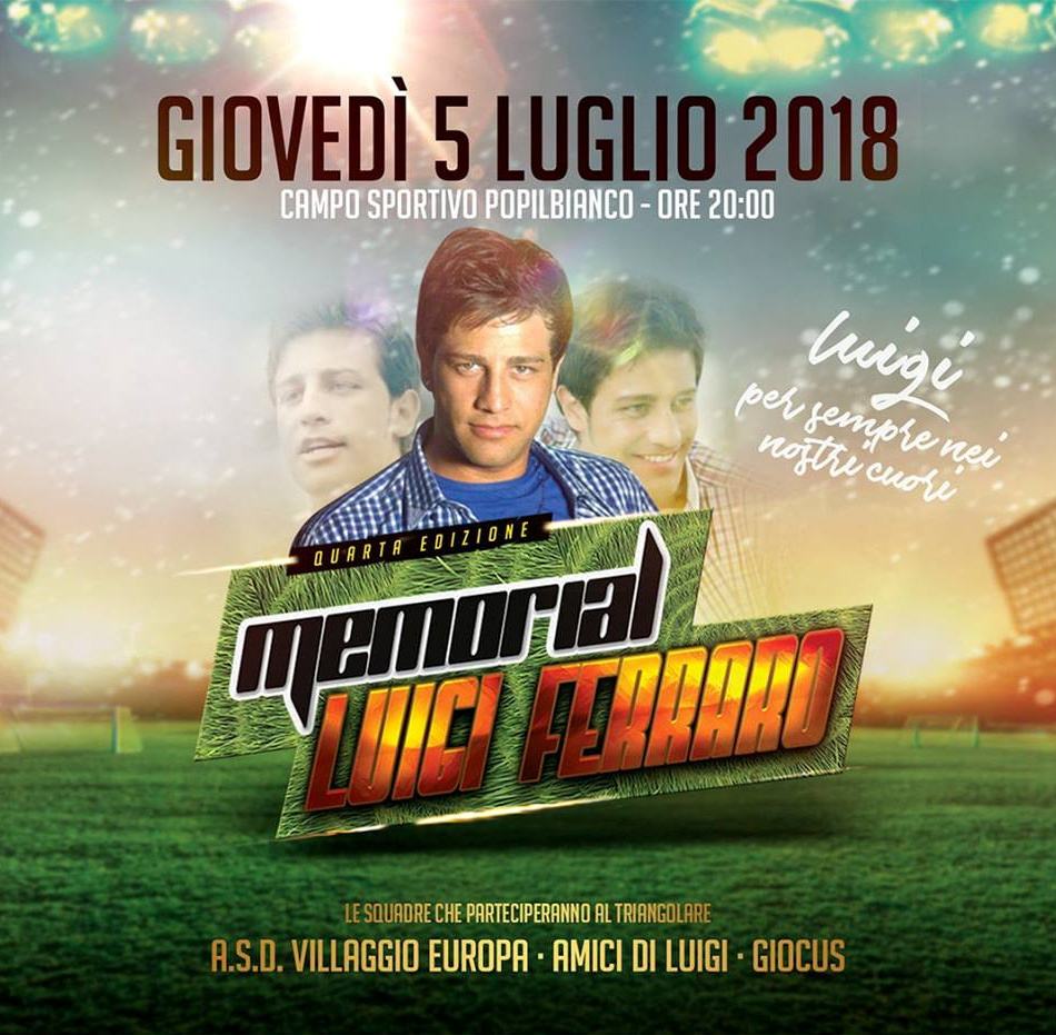 Stasera la 4^ edizione del Memorial dedicato a Luigi Ferraro (AUDIO) 57 memorial ferraro 01