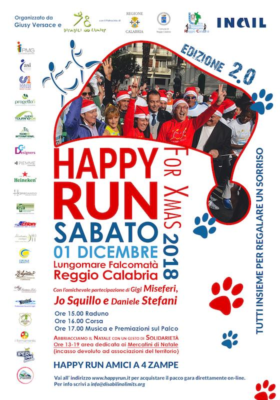 Reggio Calabria: torna la 'corsa della felicità' in versione natalizia 57 happyrun