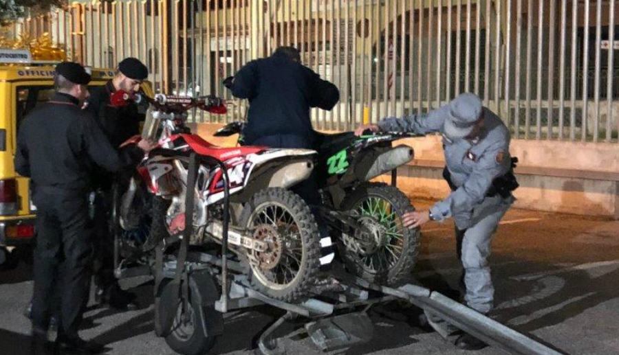 moto sequestro carabinieri forestale