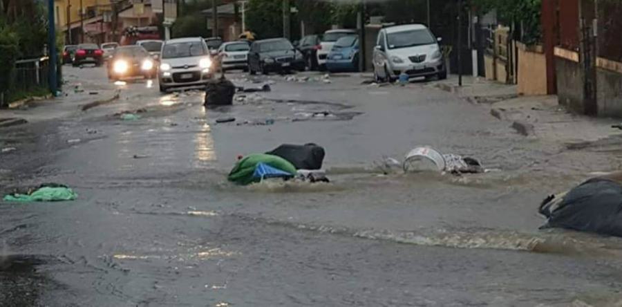 rifiuti galleggianti lamezia