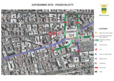 Planimetria Piazza Bilotti