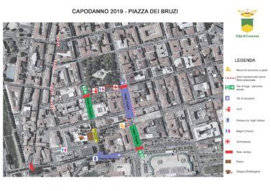 Planimetria Piazza dei Bruzi