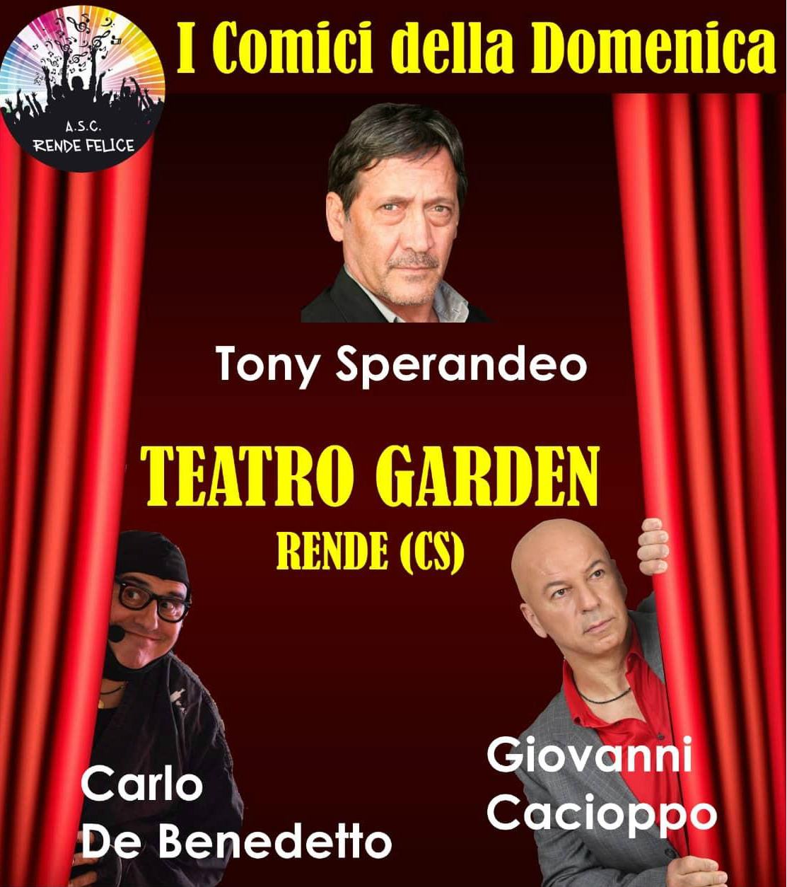 VIDEOINTERVISTA - Due chiacchiere con Tony Sperandeo a passeggio su Corso Mazzini 53 locandina comici domenica