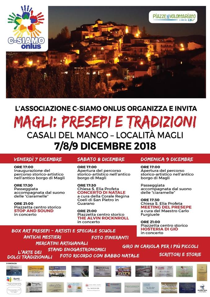 Tutto pronto a Magli per l'iniziativa: 'Presepi e tradizioni' 54 locandina.pdf magli
