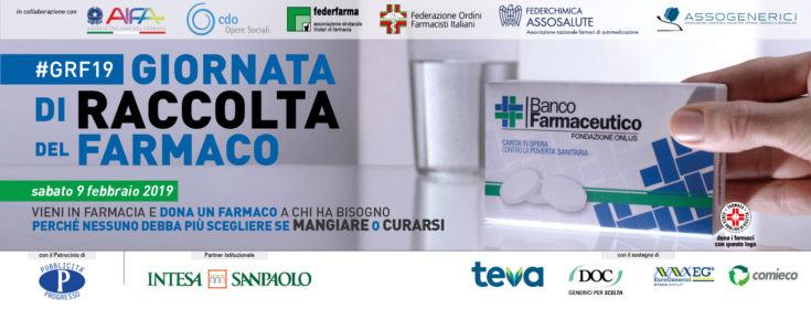 Sabato la raccolta del farmaco, 34 esercizi nella provincia di Cosenza (ELENCO) 53 grf banner o