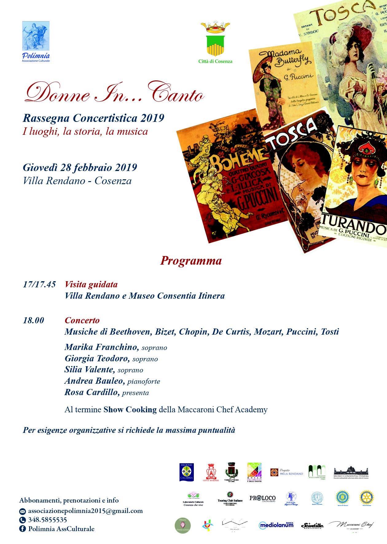 locandina Donne In...canto