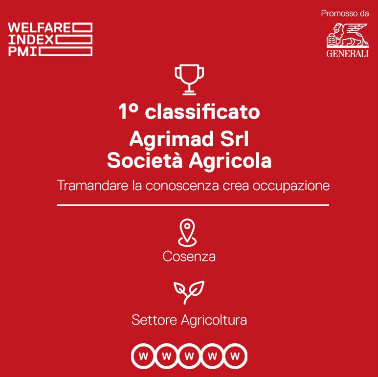 1°Classificata Agrimad